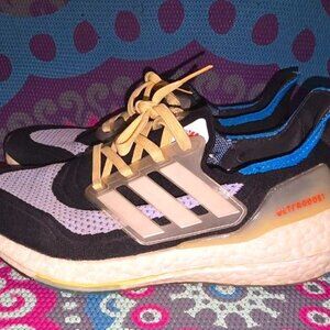 Adidas Wmns UltraBoost 21 'Black Violet Tone' Womens Size 7 S23836